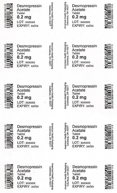 0.2 mg Desmopressin Acetate Tablet Blister